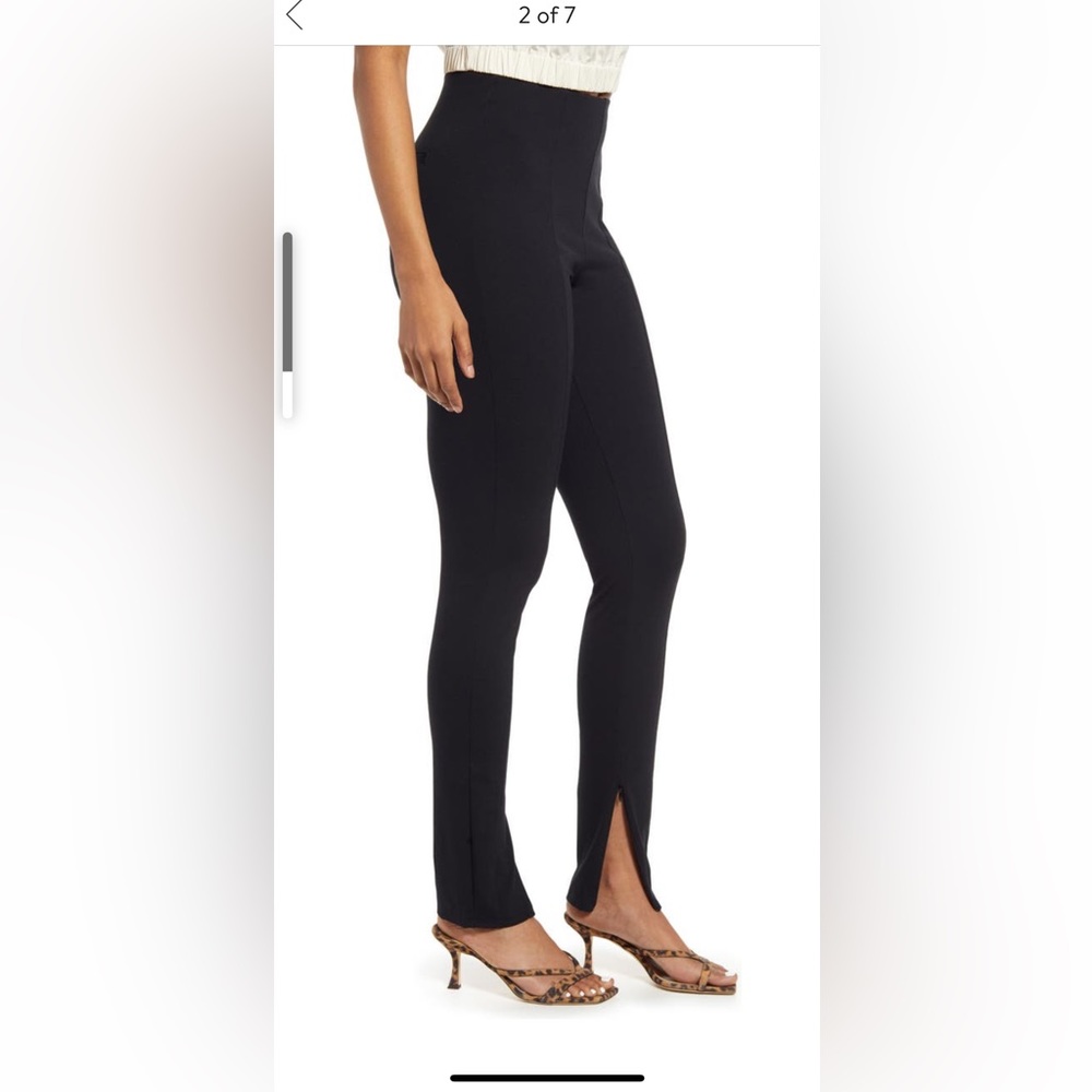 Open Edit Split Hem Knit Pants